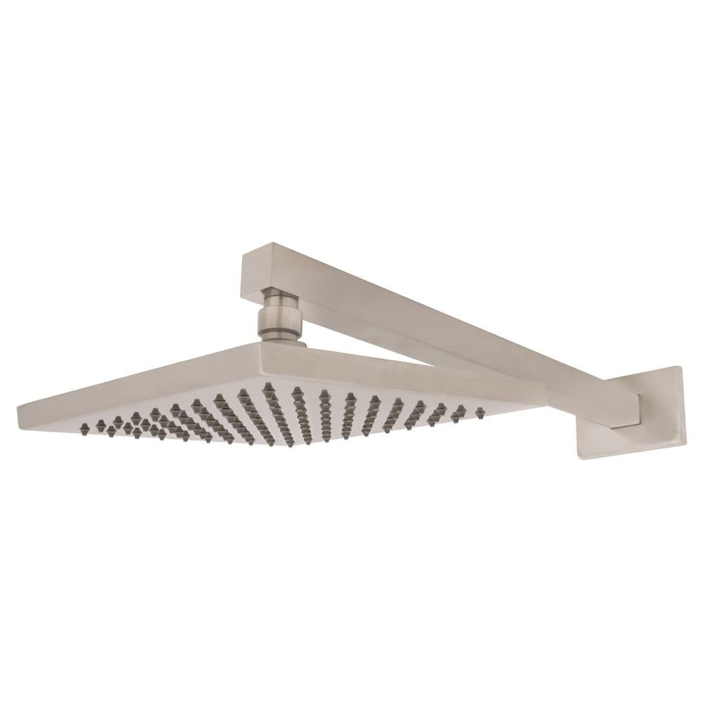ZLINE Bliss Rainfall Shower Faucet in Brushed Nickel - High Pressure Luxury Shower Head with Adjustable Angle for Spa-Like Bathroom Experience (BLS SHF BN)