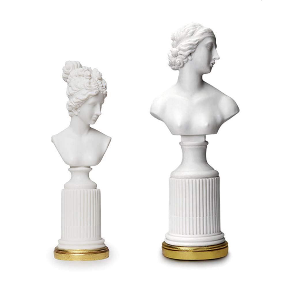 Venus de Milo Resin Statue - 17.3 Inch Greek Goddess Sculpture for Home Decor, Office & Living Room | Elegant Ancient Art Craft for Classic Interior Design