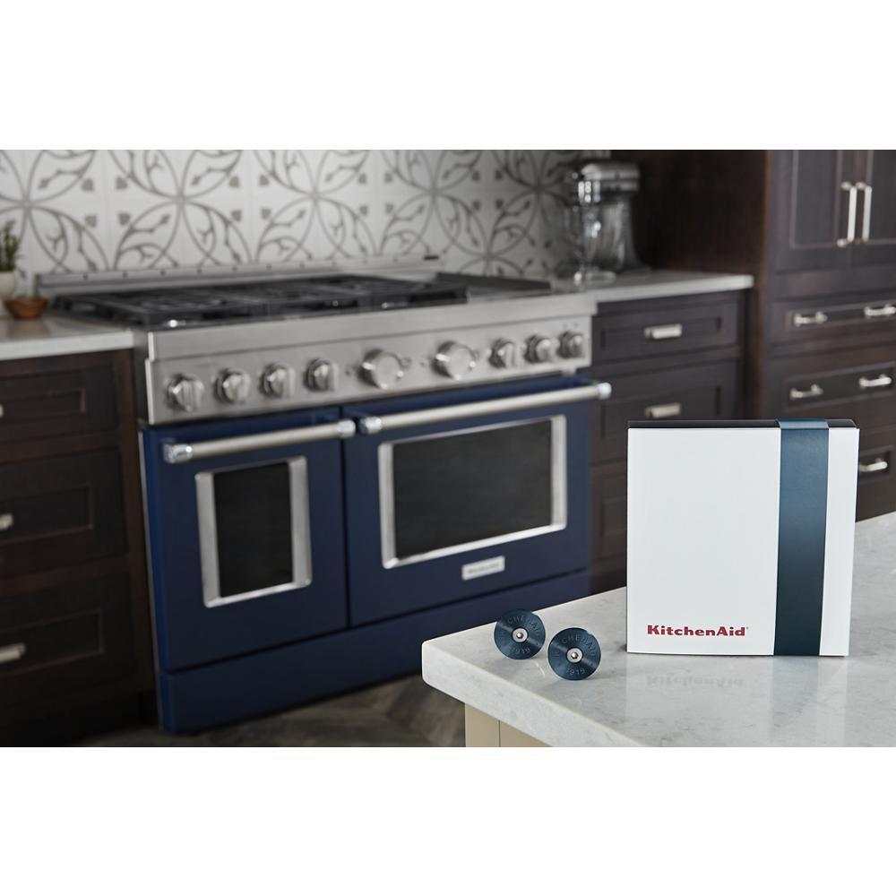 Amana W11368841DD KitchenAid Commercial Style Range Handle Medallion Kit - Replacement Part for Stove & Oven Handle Repair - Perfect for Home Kitchen & Restaurant Use