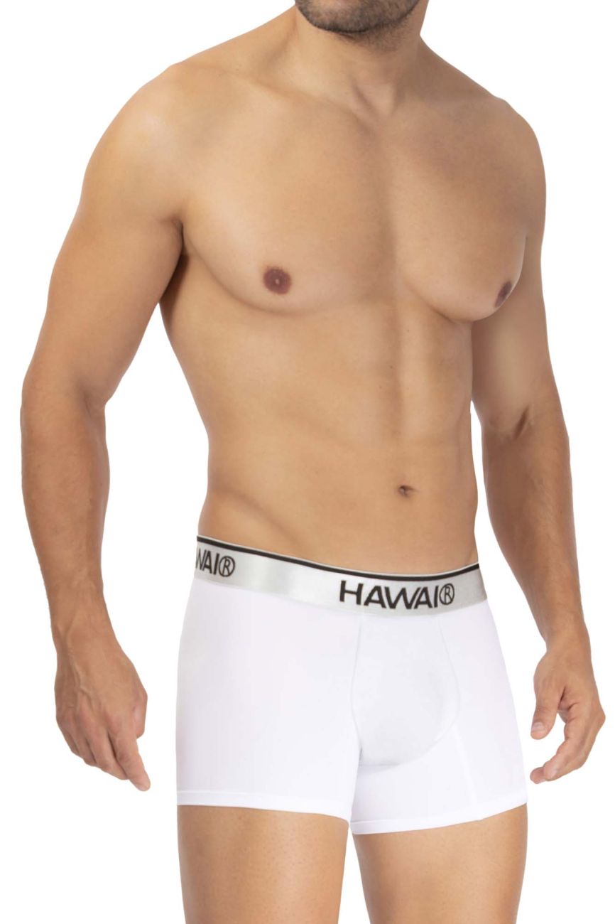 Hawai Men's Microfiber Boxer Briefs - Ultra Soft Breathable Underwear (Pack of 3) - Perfect for Workout, Travel & Everyday Comfort