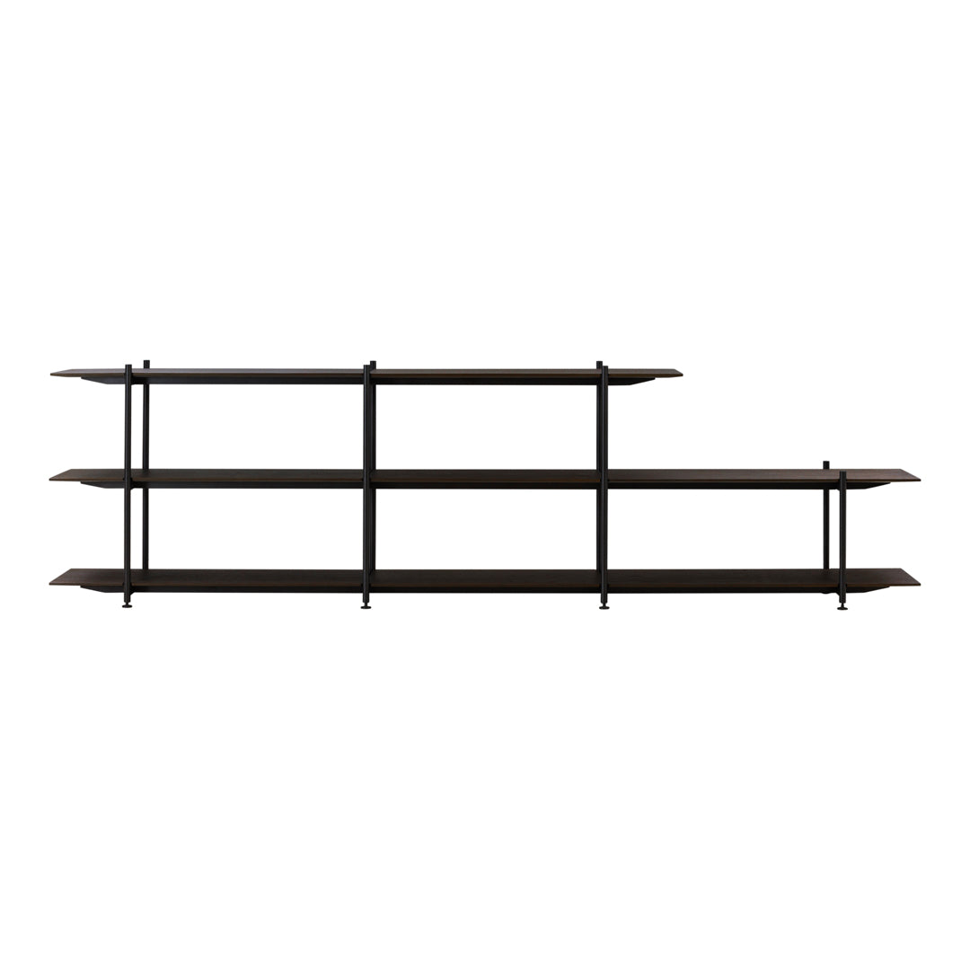 Jonas Wagell Formal Shelving Unit by Wendelbo - Modern Scandinavian Bookcase for Living Room & Office Storage