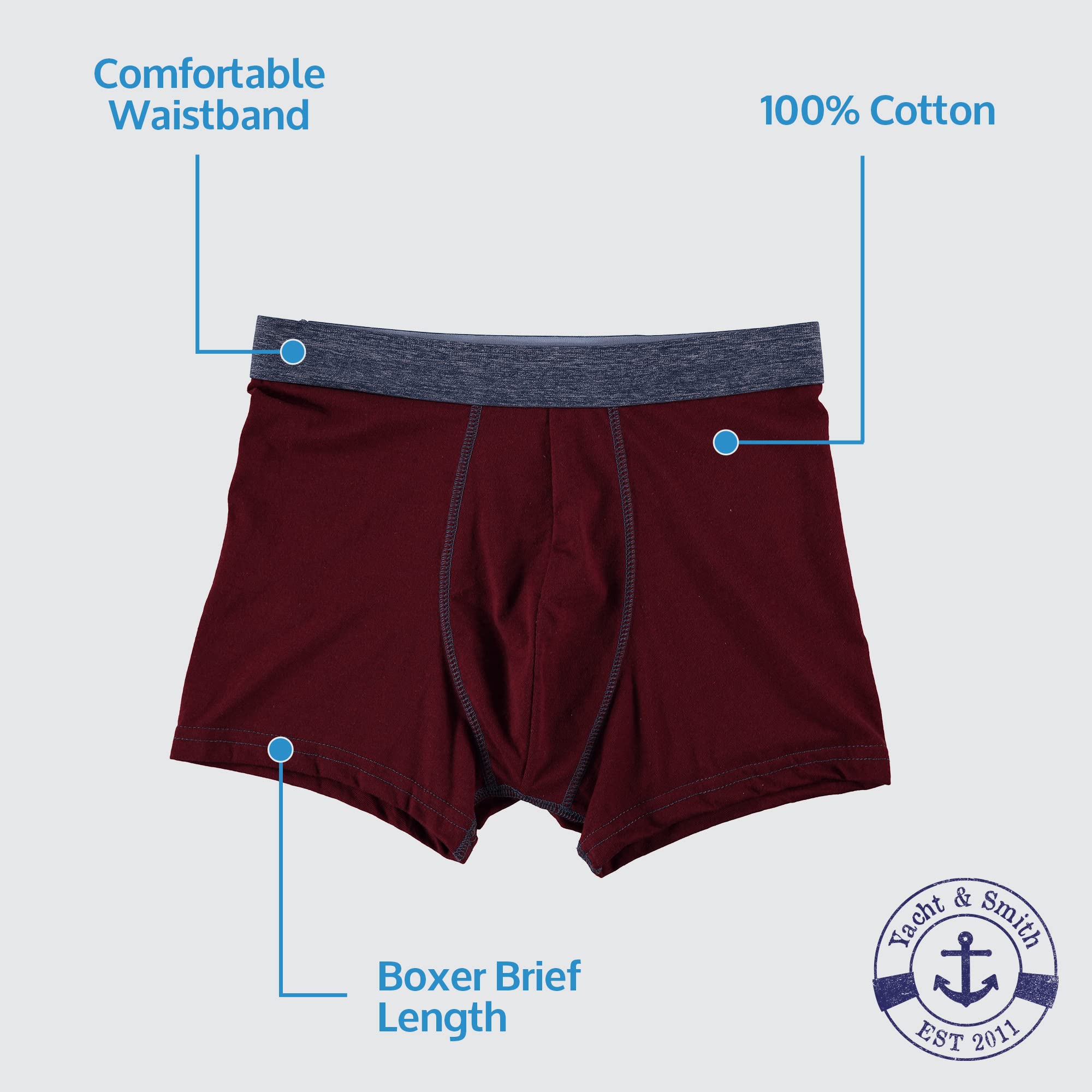 Bulk Men's Cotton Briefs - 12-Pack Comfortable Underwear for Homeless Shelter Donations & Charity Gifts - Soft Breathable Wholesale Underwear for Men - Perfect for Shelter Kits, Care Packages & Emergency Relief Supplies