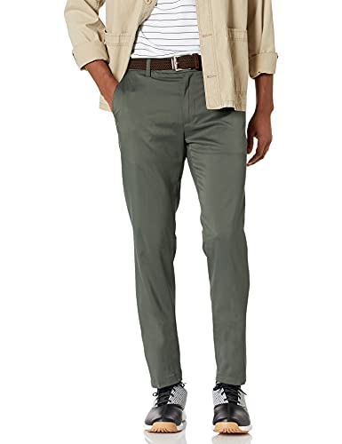 Amazon Essentials Men's Slim-Fit Stretch Golf Pants - Comfortable & Breathable for Work, Travel & Casual Wear | Moisture-Wicking & Flexible for Golf, Office & Outdoor Activities