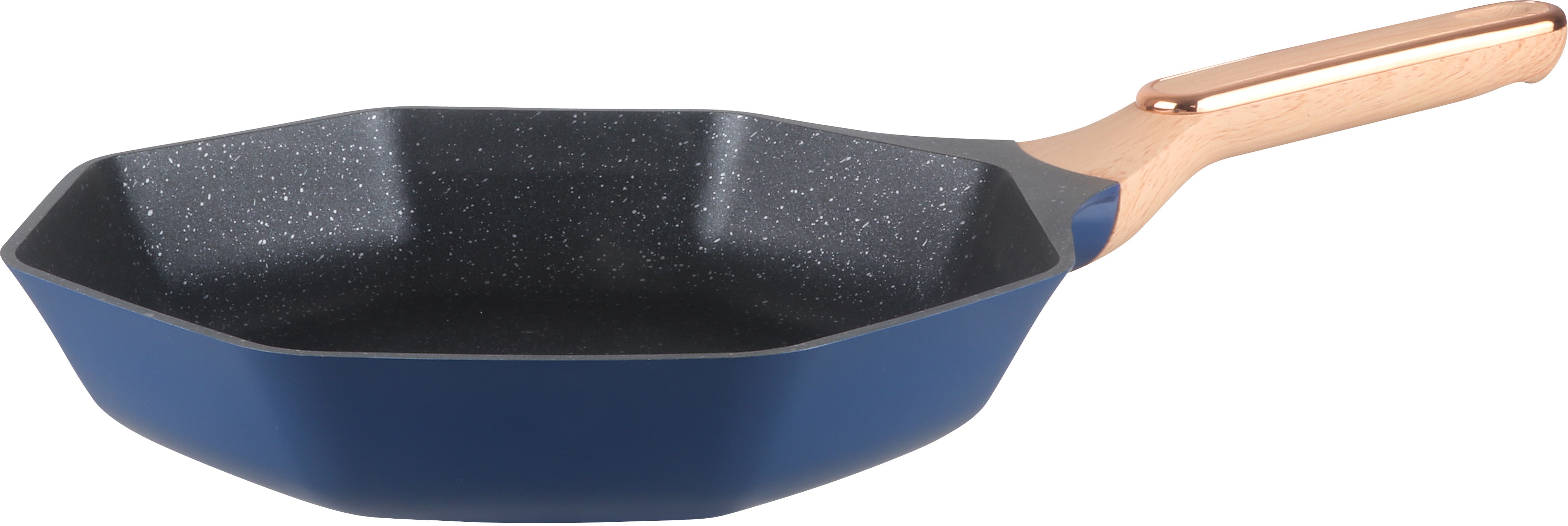 Premium OCTAGON 4-Piece Nonstick Cookware Set - Frying Pan, Saucepan & Pots with Glass Lids - Perfect for Sautéing, Boiling & Frying - Ideal for Home Kitchen & Restaurant Use