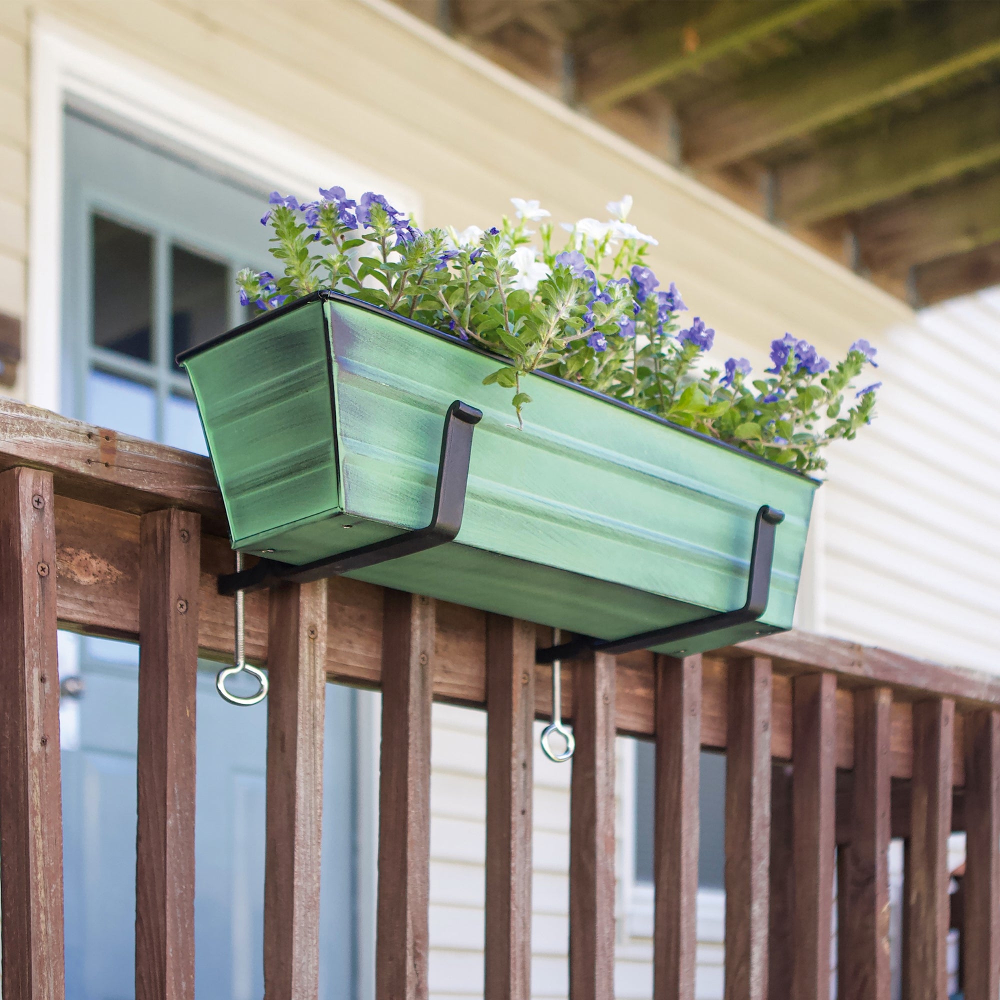 Bloom Box Garden Growing Kit with Clamp-On Brackets - Indoor Herb Garden Starter Kit for Windowsill, Kitchen, or Balcony - Grow Fresh Basil, Mint & Parsley Year-Round