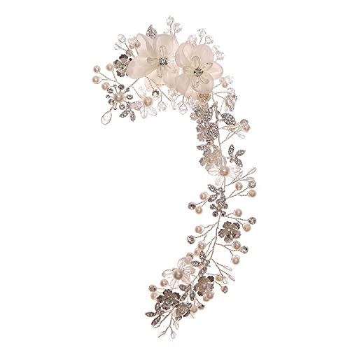 WanhaoShop Bridal Hair Accessories – Elegant Wedding Tiara, Jewelry Headpiece & Side Comb for Bride – Perfect for Weddings, Prom, and Formal Events