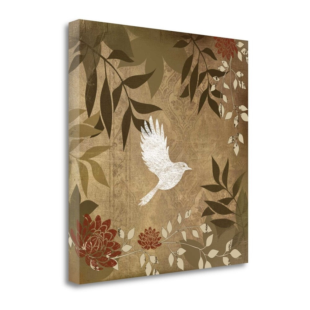 Bird II By Jennifer Pugh - Premium Fine Art Giclee Print on Gallery Wrapped Canvas - Ready to Hang Wall Art - Perfect for Living Room, Bedroom & Office Decor