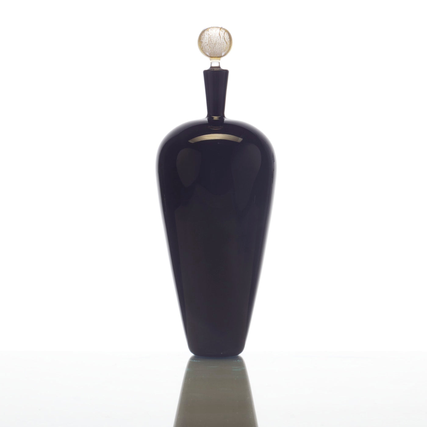 Joe Cariati Carmella High Shoulder Glass Bottle - Elegant Handmade Decanter for Wine, Liquor & Cocktails | Perfect for Home Bar, Dinner Parties & Gift Giving