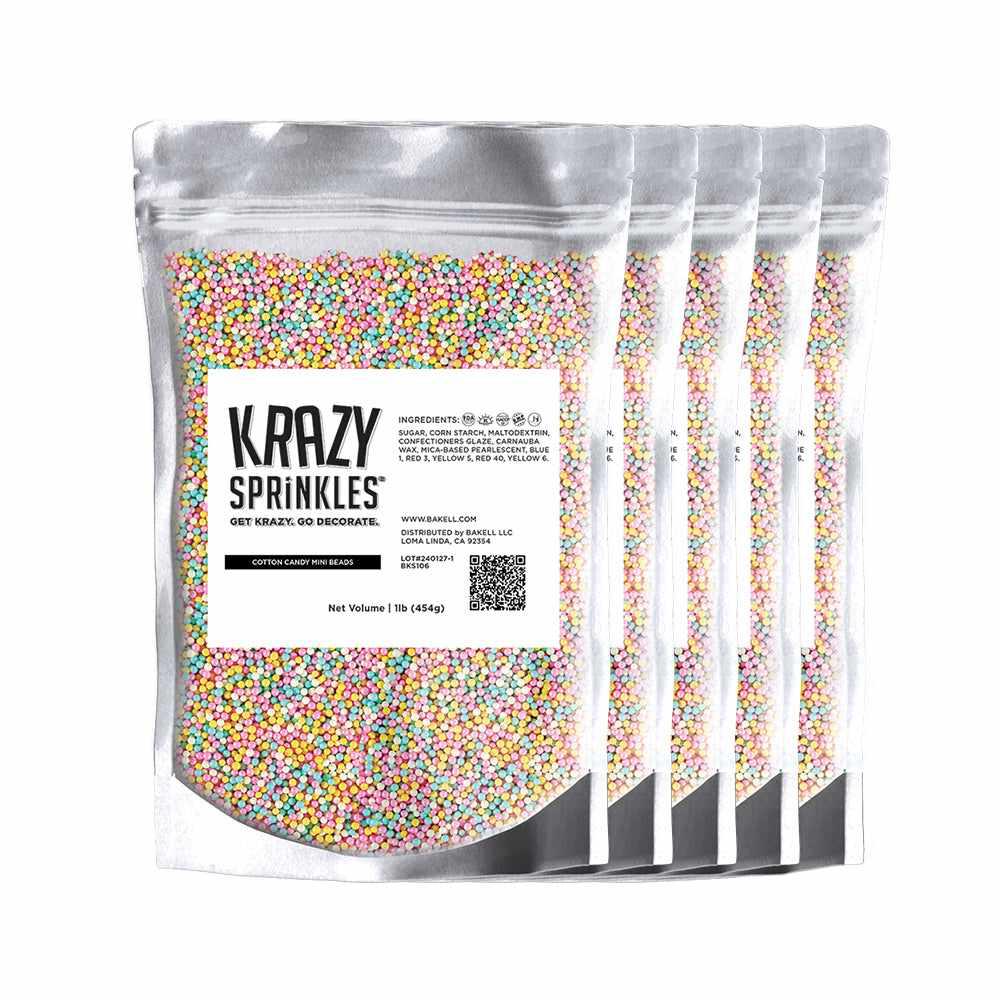 Premium Cotton Candy Mini Beads for DIY Jewelry Making & Kids Crafts - Soft Pastel Beading Supplies for Bracelets, Necklaces & Scrapbooking