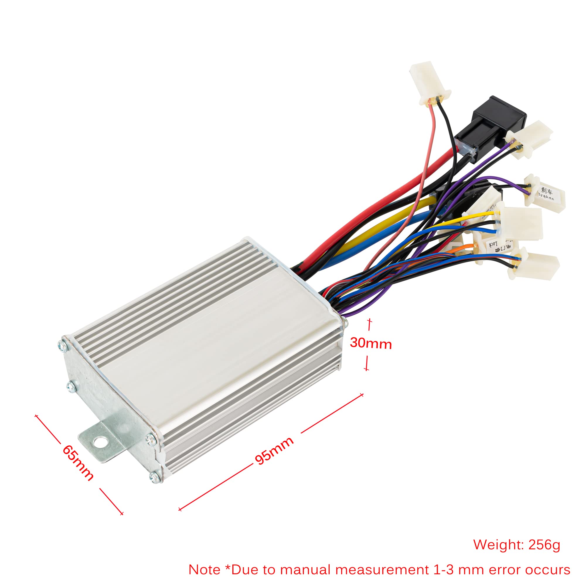 48V 1000W Brushed DC Motor Kit - High Speed Electric Motor with DC Brush Controller, Throttle & Ignition Lock for Dirt Bike, eBike, ATV, Go Kart, Moped - Perfect for Off-Road Adventures & DIY Electric Vehicle Projects