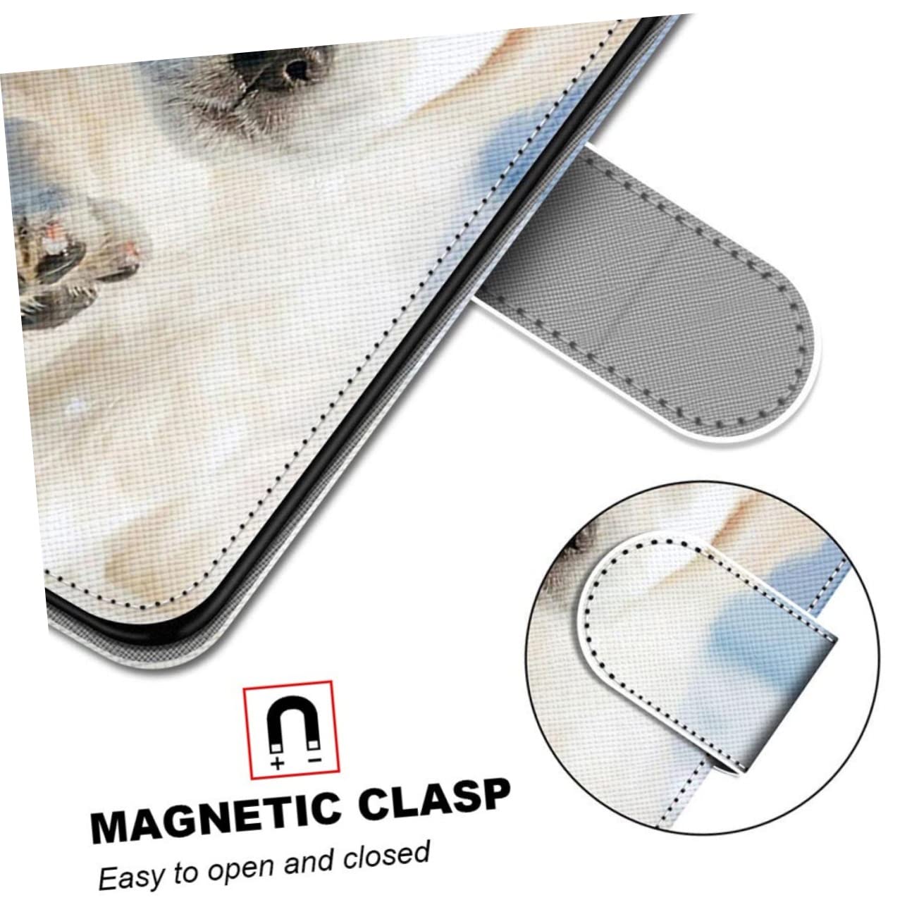Homoyoyo Painted Wallet Phone Case - Stylish Protective Cover for Smartphones, Durable Mobile Phone Accessories, Perfect for Everyday Use and Travel