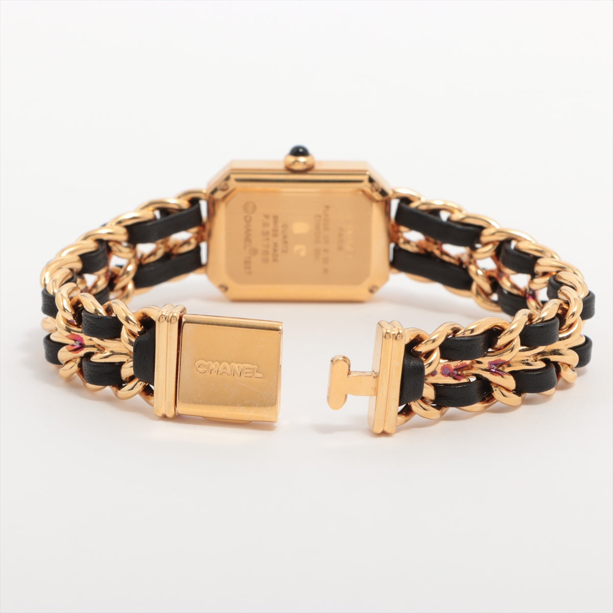 Chanel Premier L Black Face Gold Watch - Luxury Women's Wristwatch for Elegant & Formal Occasions
