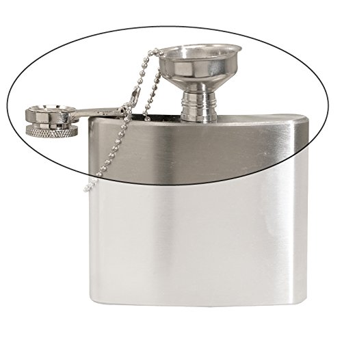 Premium Stainless Steel Mini Flask Funnel Set (2-Pack) - Essential Oil Bottle Funnel for Liquor, Whiskey, Vodka - Perfect for Travel, Camping & Home Bar Accessories