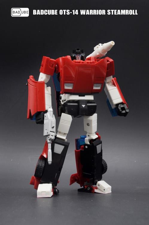 Badcube OTS-14 Steamroll Action Figure - Highly Poseable Collectible Toy for Display & Play - Perfect for Fans, Collectors & Gift Giving