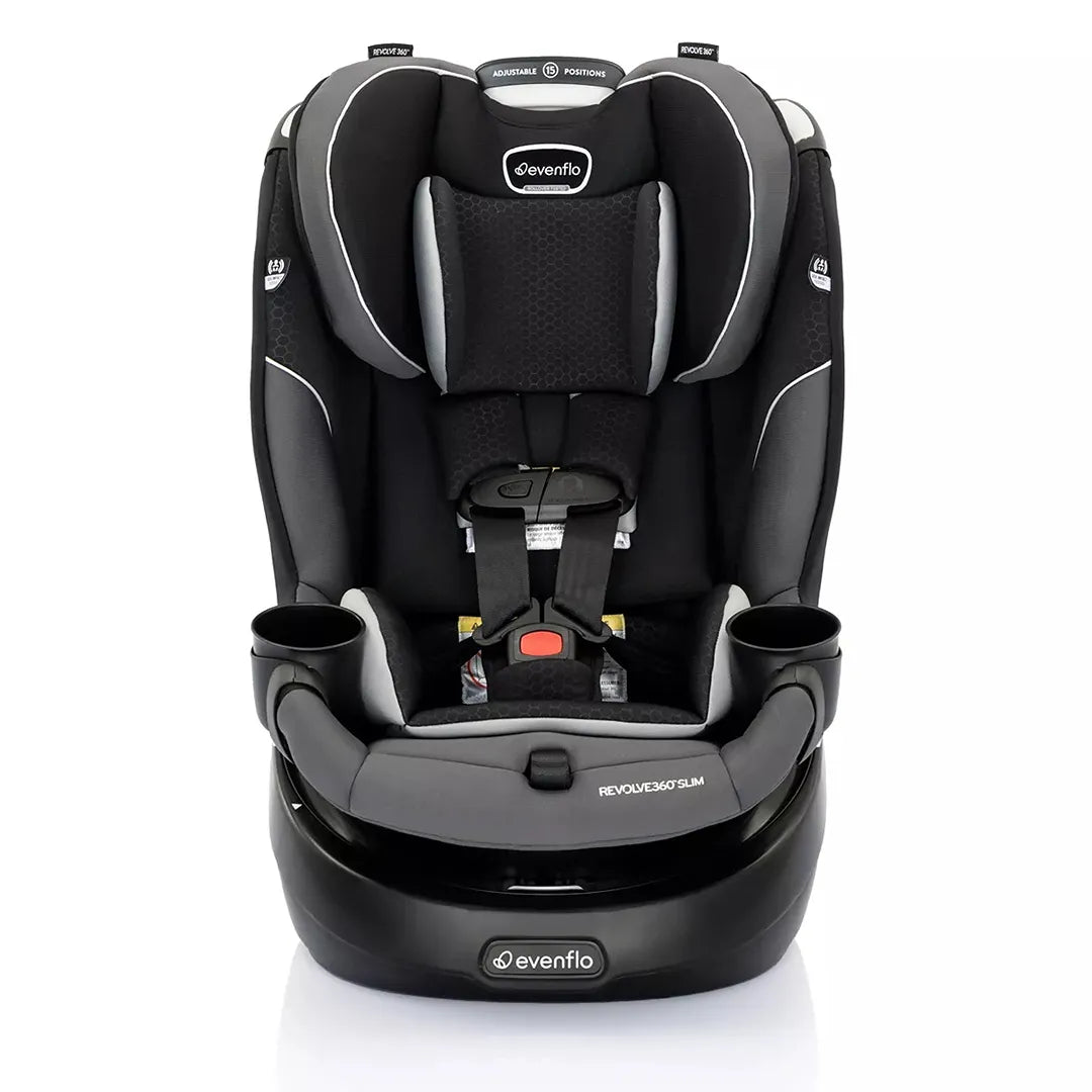 Revolve 360 Slim 2-in-1 Rotating Convertible Car Seat for Infants & Toddlers - Easy Installation & 360° Rotation for Safe Entry/Exit - Perfect for Compact Cars & Daily Commutes