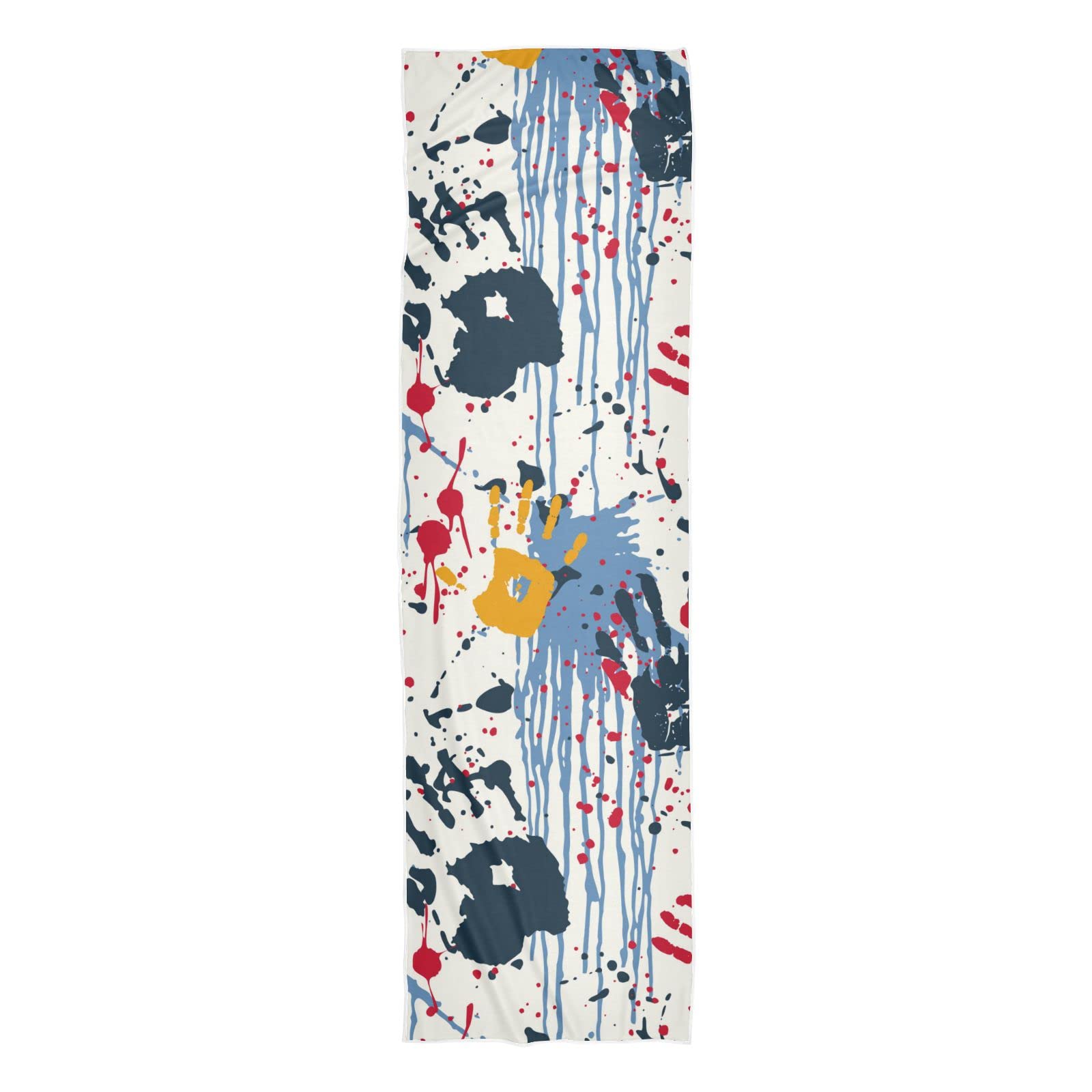 Cooling Sports Towels - Quick Dry Workout Towels for Gym, Running & Yoga - Breathable Lightweight Sweat Absorbing Palm Print Design - Perfect for Fitness, Outdoor & Hot Weather Use
