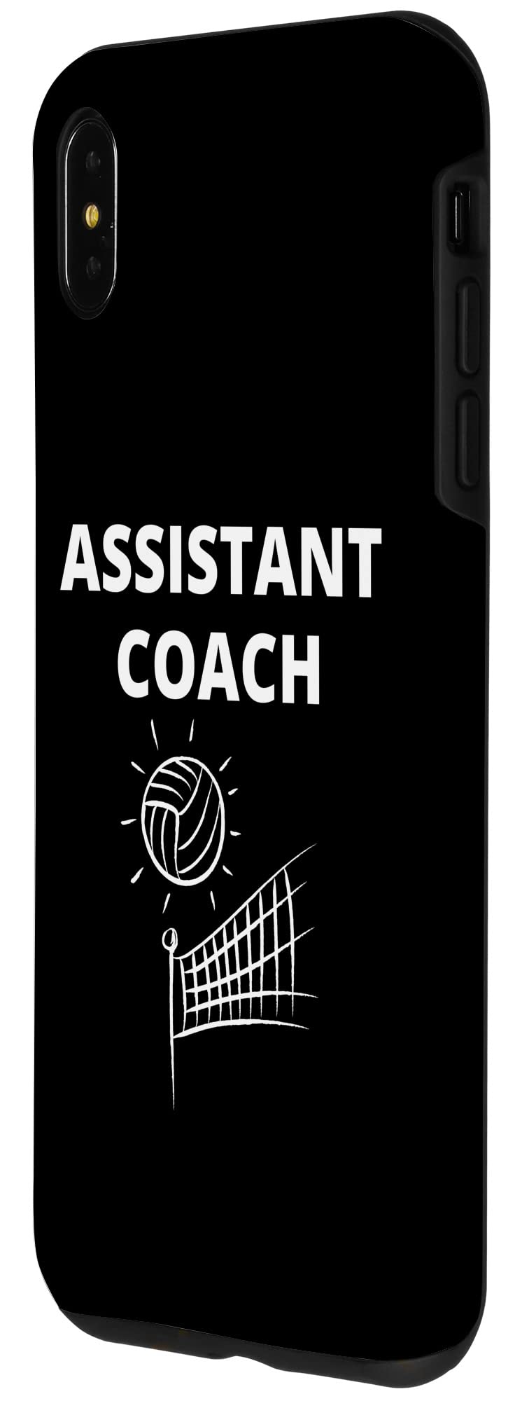iPhone XS Max Case - Shockproof Volleyball Coach Accessory for Training & Games | Durable Phone Cover for Sports Enthusiasts & Coaches