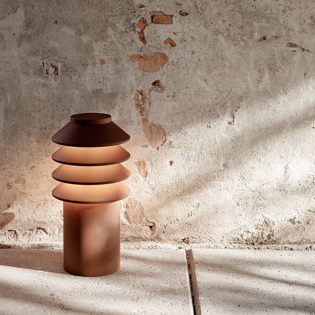Bysted Outdoor Garden Bollard Light - Solar Powered LED Landscape Lighting for Pathways, Driveways, and Yard Decor | Weatherproof & Energy Efficient