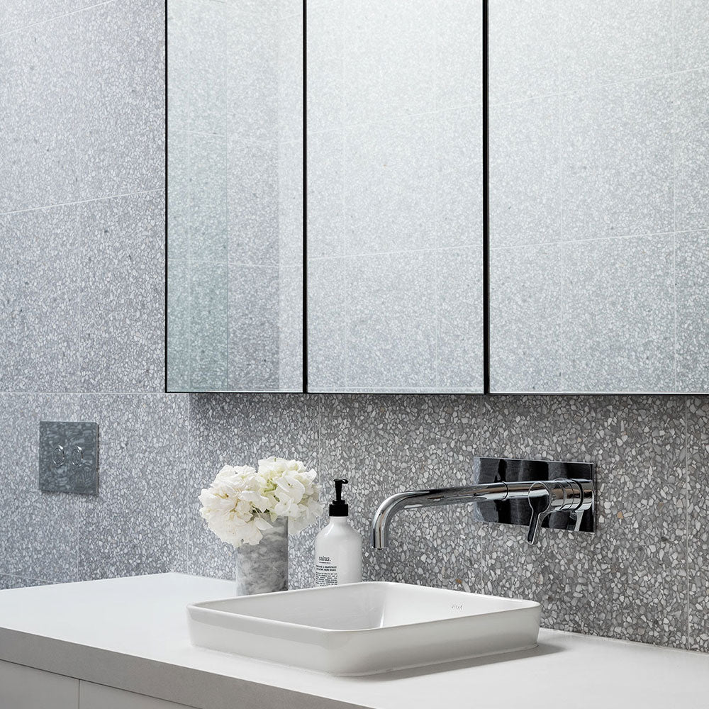 Milano Grey 300x600mm Matte Terrazzo Porcelain Tile - Premium Flooring & Wall Tiles for Bathroom, Kitchen, and Commercial Spaces