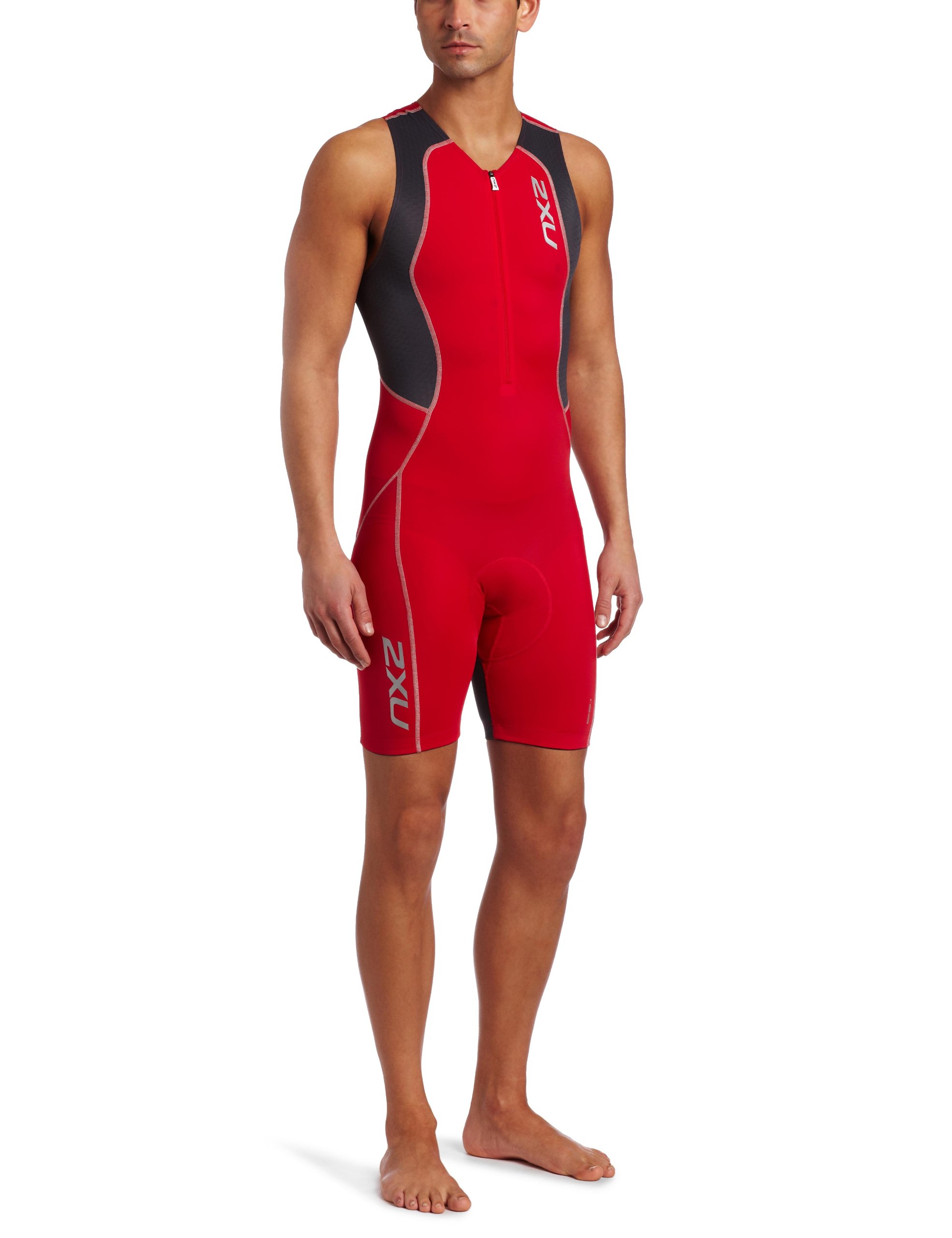 2XU Men's Compression Trisuit - Triathlon Wetsuit for Swimming, Cycling & Running - High-Performance Triathlon Gear for Men