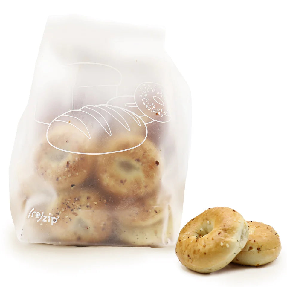 (re)zip Reusable Bread and Pantry Roll Top Bag - Eco-Friendly Food Storage Solution for Fresh Bread, Snacks & Groceries | Perfect for Home, Picnics & Zero Waste Lifestyle