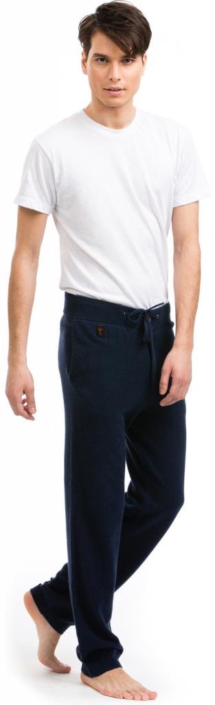 Premium 100% Cashmere Men's Track Pants with Side Pockets - Ultra Soft, Breathable & Comfortable Fitted Joggers for Lounge, Gym & Casual Wear