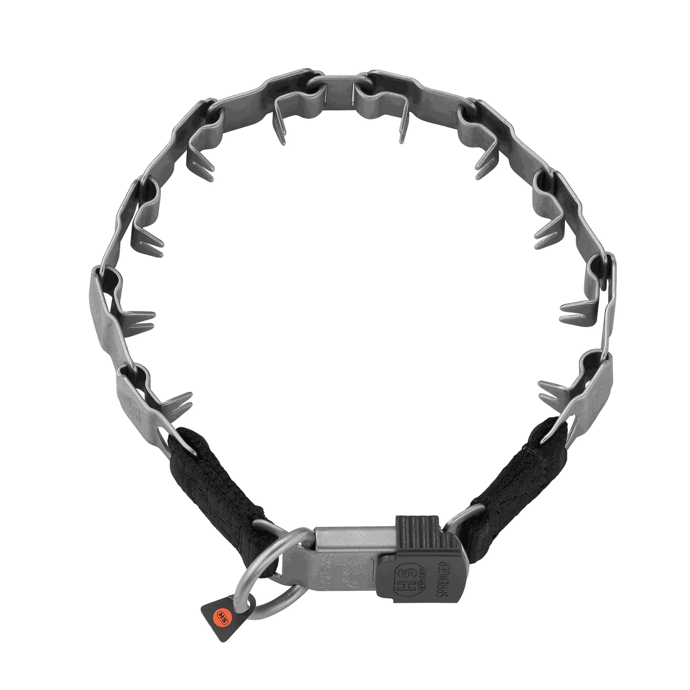Neck Tech Training Collar with ClicLock 24 - Adjustable Stainless Steel Dog Training Collar for Obedience & Behavior Control | Perfect for Outdoor Activities, Hiking & Professional Dog Training