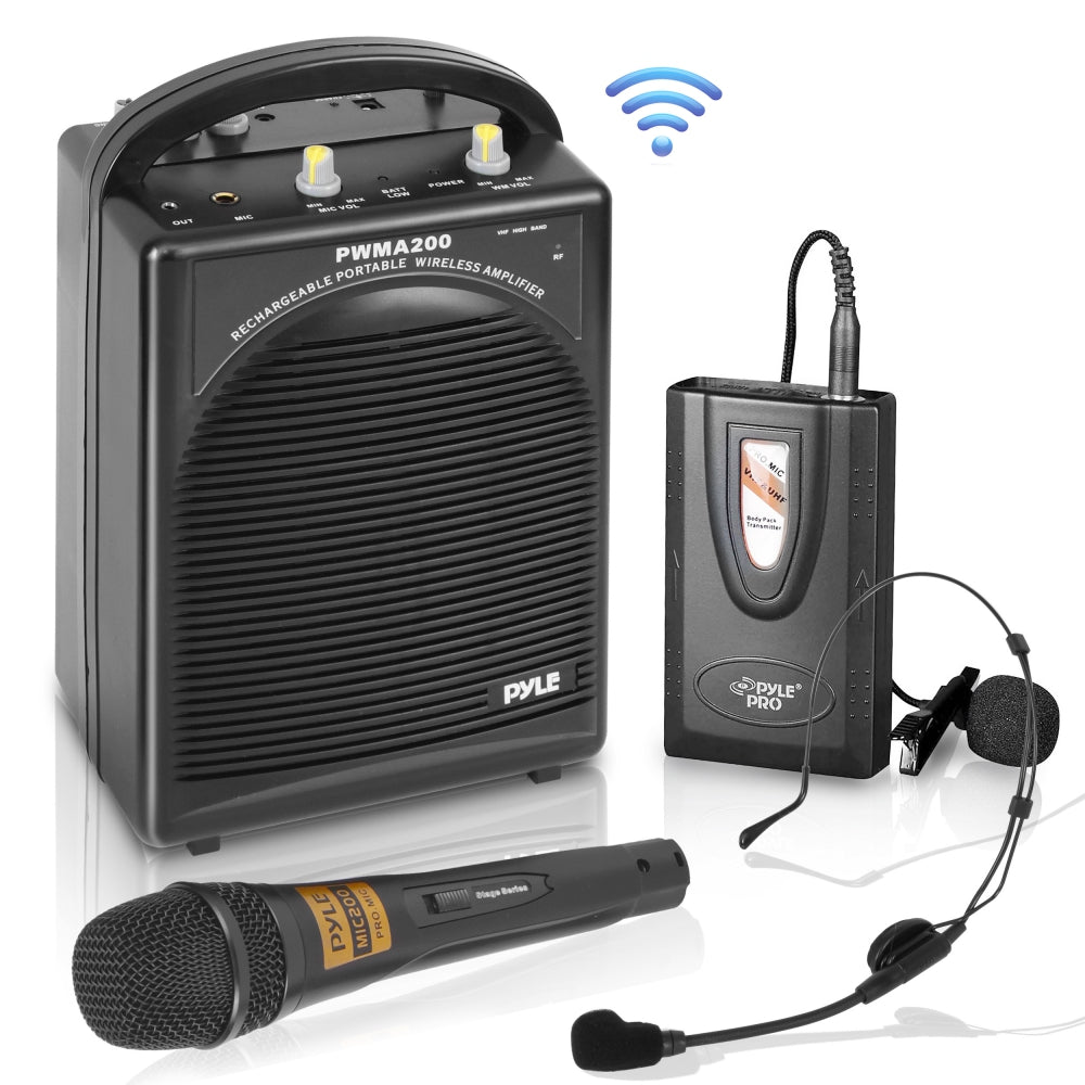 Portable PA System with Rechargeable Battery - Perfect for Outdoor Events, Public Speaking & Live Performances