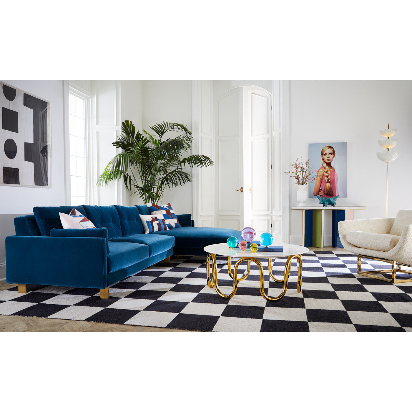 Stylish Scalinatella Cocktail Table - Modern Side Table for Living Room, Bedroom & Office - Perfect for Coffee, Books & Decor