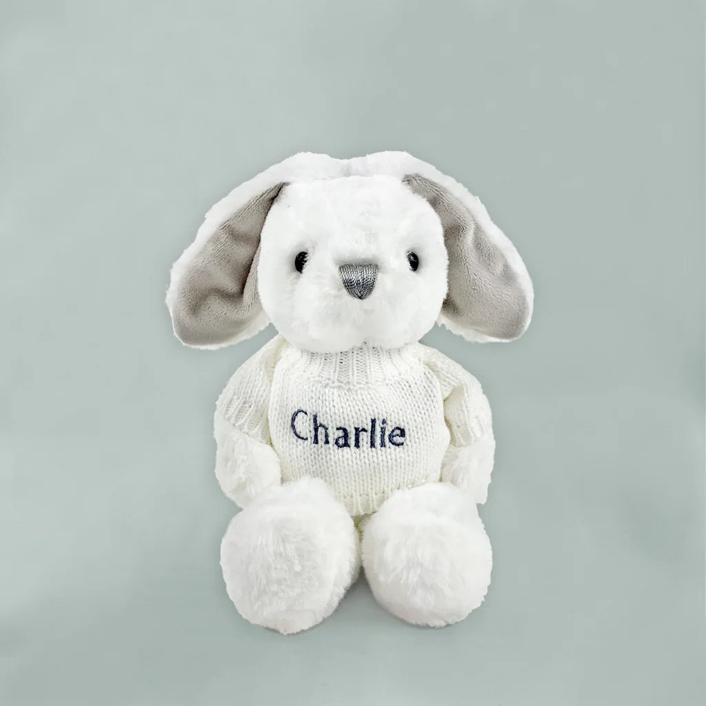 Personalized Baby Bunny & Bathrobe Set - Soft White Baby Gift for Newborns & Showers - Perfect for Photo Shoots & First Birthday Celebrations