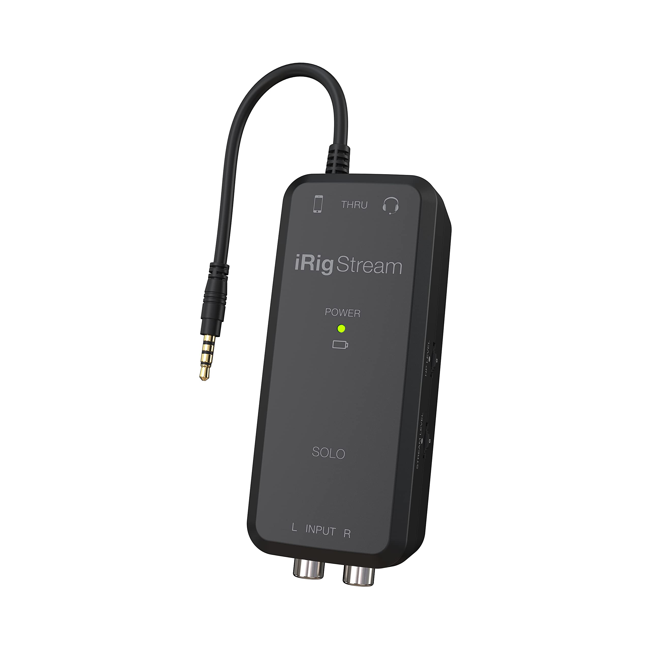 IK Multimedia iRig Stream SOLO Portable Audio Interface for iOS & Android - iPhone, iPad, Mac, PC - 1/8