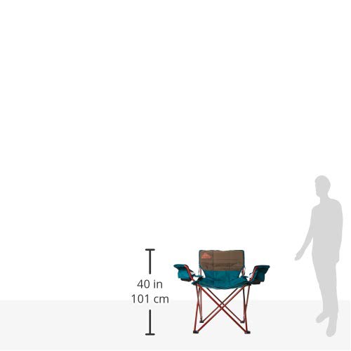 Kelty Folding Camp Chair with Cupholders & Recline - Outdoor Lounge for Camping & Backyard