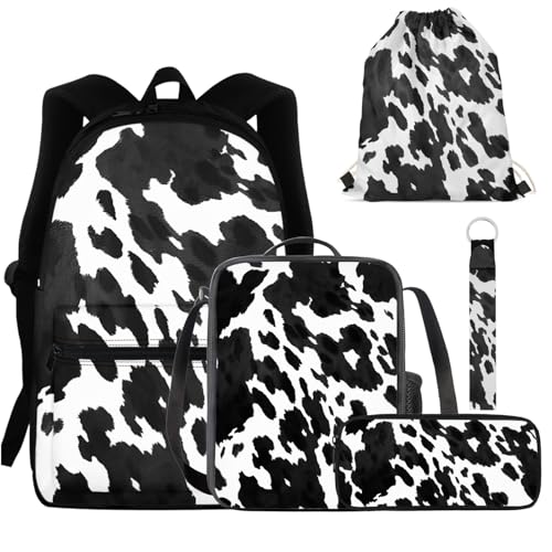 Black Cow Print