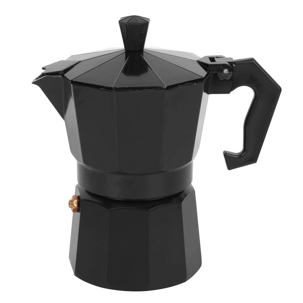 Oumefar 6 Cup Stovetop Espresso Maker - Italian Moka Pot Coffee Machine for Home, Office & Camping - Fast Brewing Black Coffee Maker for Espresso, Latte & Cappuccino - Perfect for Morning Coffee, Afternoon Energy Boost & Entertaining - Great Gift for Coffee Lovers & Kitchen Essentials | Use in Kitchen for Daily Brewing, Camping Trips, Office Coffee Breaks, Travel & Gifting - Ideal for Home, Outdoor Adventures & Coffee Shops