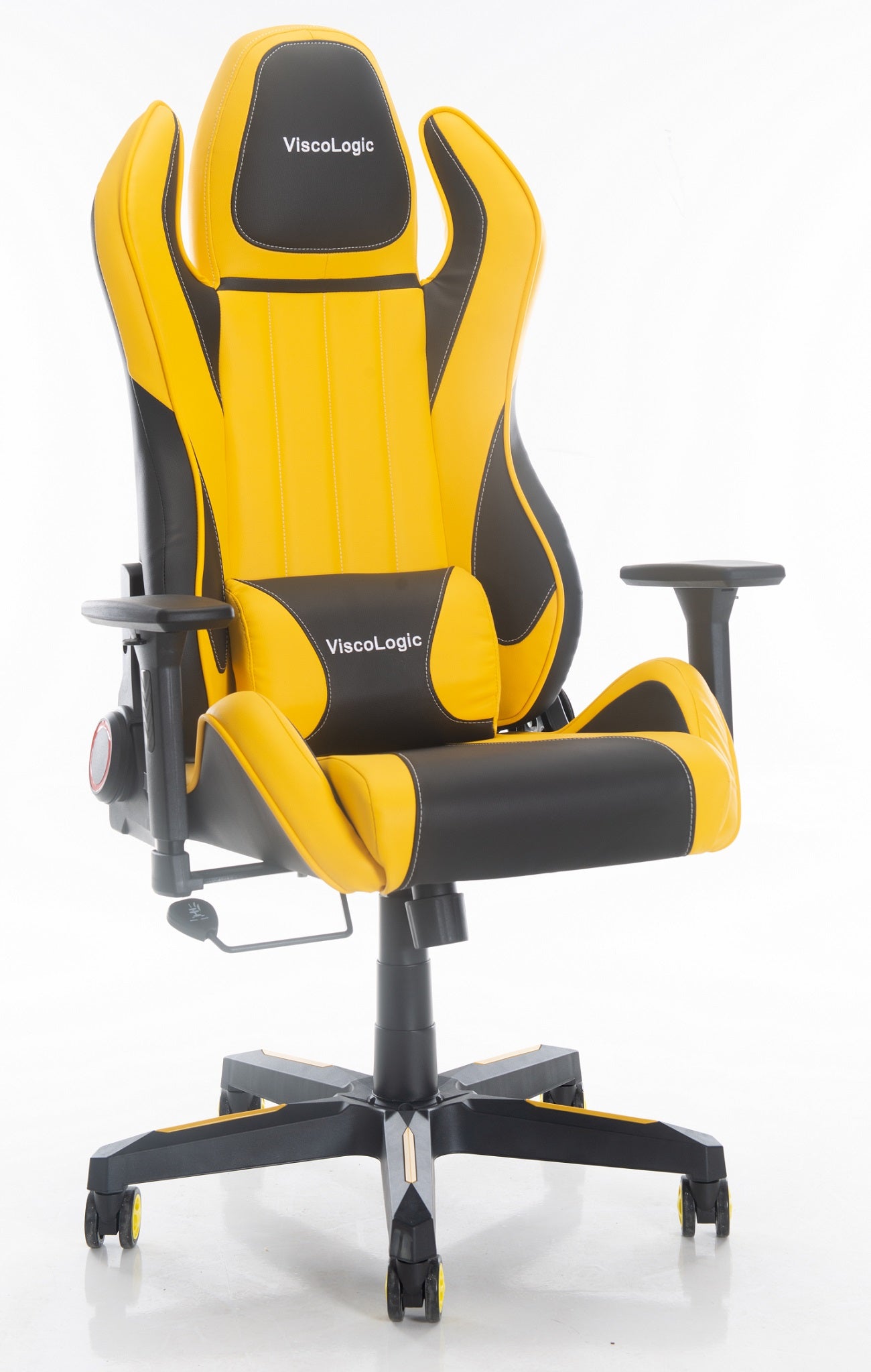 PRO X SERIES 7902 Ergonomic Gaming Chair - Black & Yellow - High Back Racing Style with Lumbar Support for PC, Office, and Esports Gamers - Perfect for Long Gaming Sessions and Work Comfort