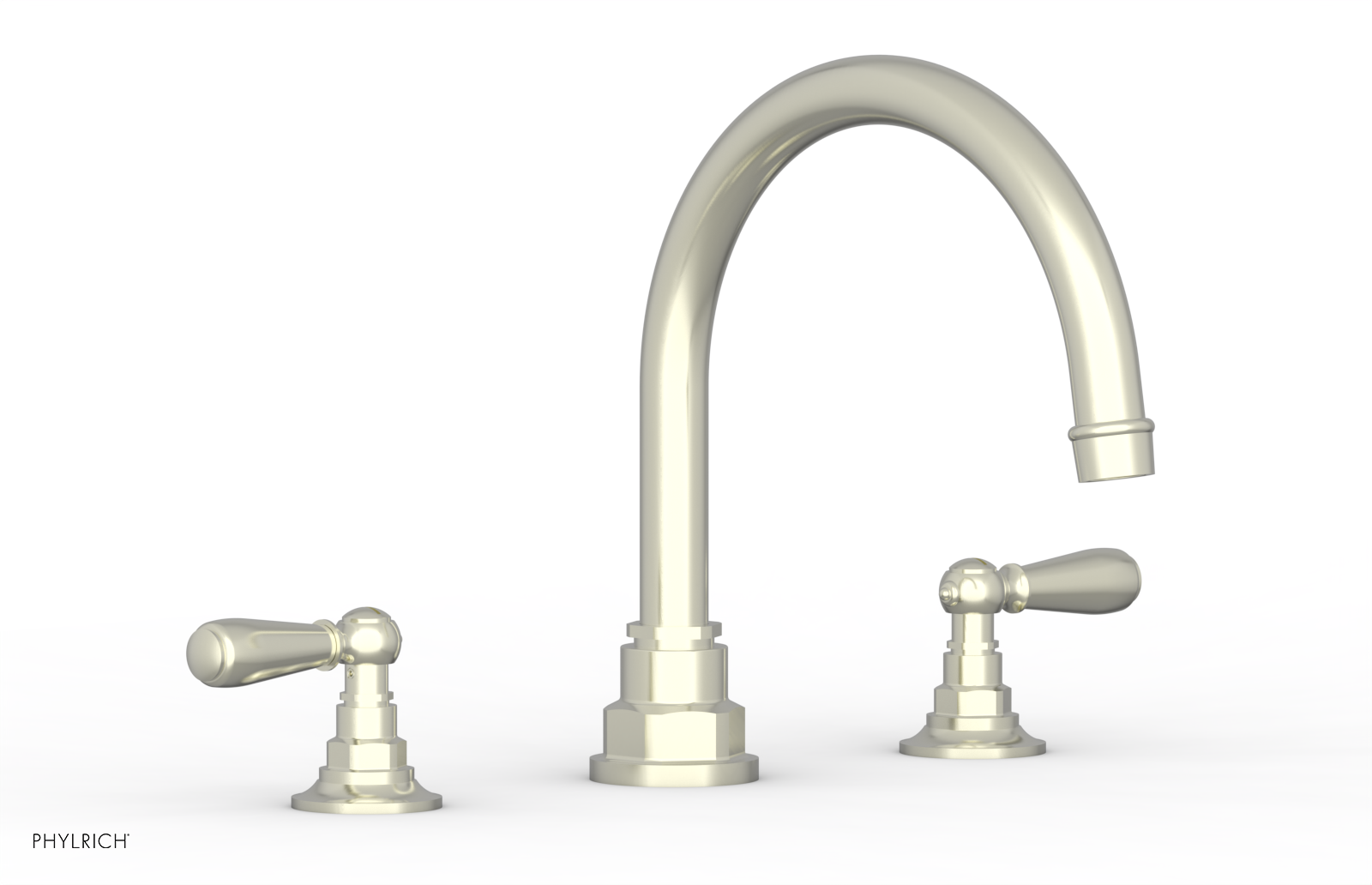 Jamestown Deck Tub Set with Lever Handles - 165
