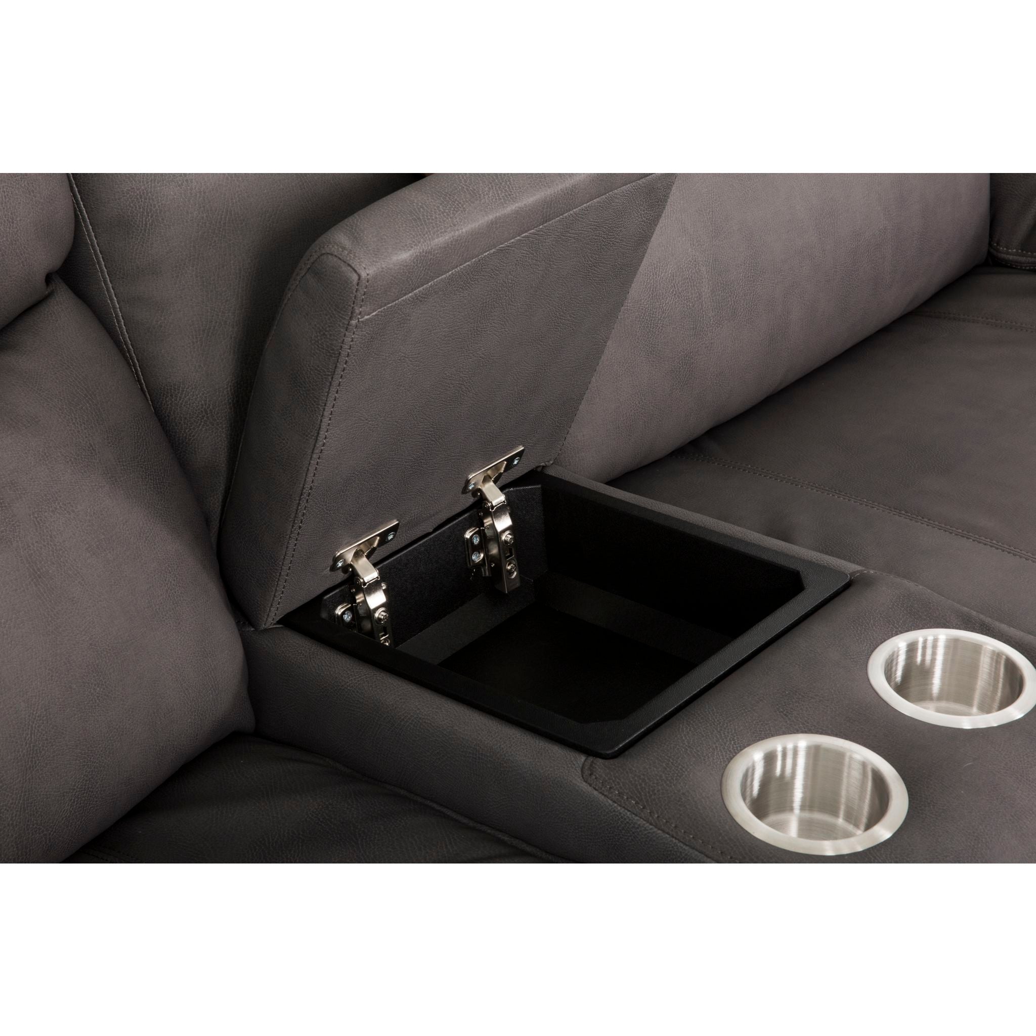 Adeja 3-Piece Power Reclining Sectional Sofa Set with USB Chargers - Modern L-Shaped Living Room Furniture for Home Theater & Family Gatherings
