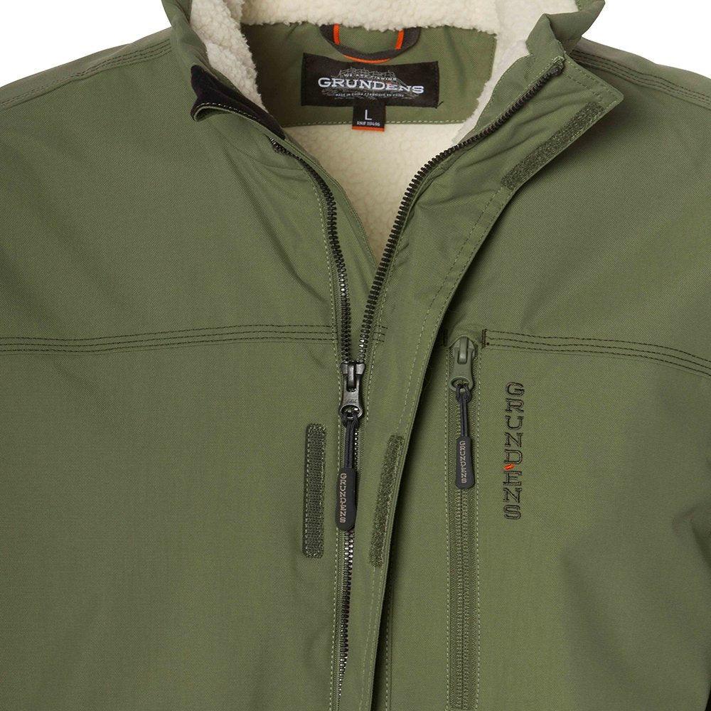 Grundens Ballast Sherpa Jacket - Waterproof & Insulated Fishing Jacket for Men | Cold Weather Workwear & Outdoor Activities
