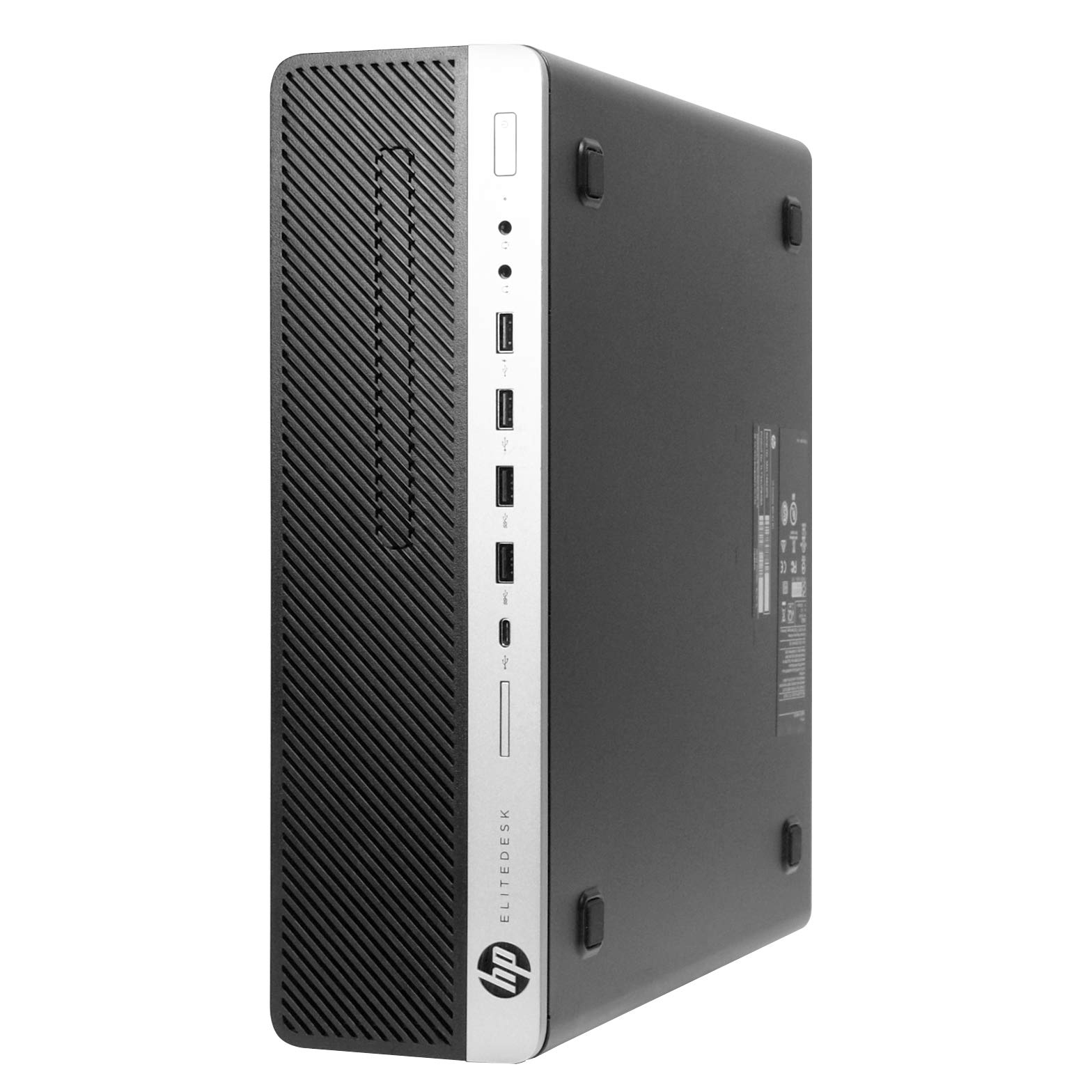 HP EliteDesk 800 G3 Small Form Factor Desktop PC - Intel Core i5-7500 3.4GHz, 32GB DDR4 RAM, 512GB NVMe SSD, USB-C, Windows 10 Pro (Renewed) - Perfect for Home Office, Business Workstations & Light Gaming