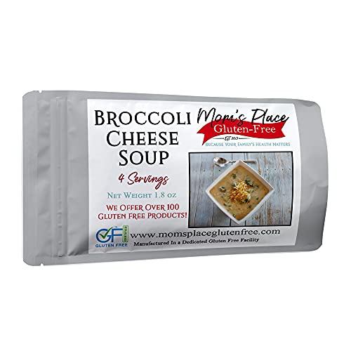 Gluten Free Broccoli Cheese Soup Mix - Healthy & Delicious Instant Soup for Quick Meals, Vegan & Keto Friendly - Perfect for Busy Weeknights, Camping & Cozy Family Dinners