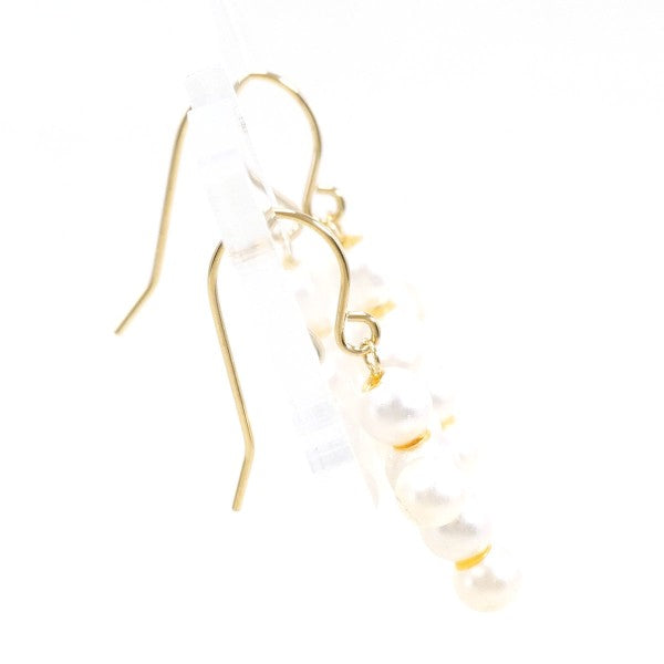 18K Yellow Gold Pearl Earrings for Women - Classic Elegant Stud Earrings with Freshwater Pearls | Perfect for Weddings, Parties & Special Occasions