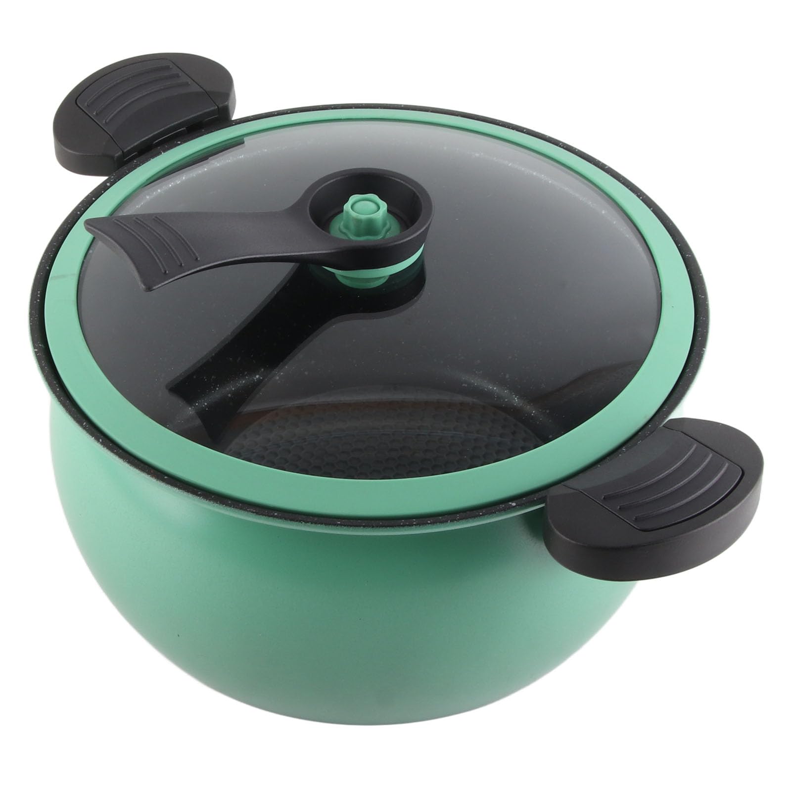 7L Multi-Functional Non-Stick Pressure Cooker - Fast Cooking Microwave Safe Stew Pot (31x28x17cm) for Home Kitchen, Camping & Meal Prep