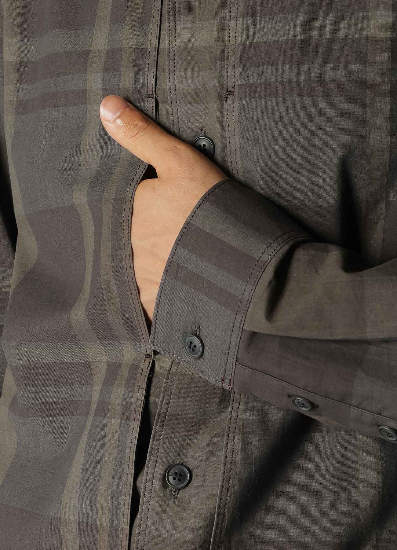 Premium Cotton Silk Blend Plaid Pocket Shirt for Men & Women - Perfect for Office Wear, Casual Outfits & Special Occasions