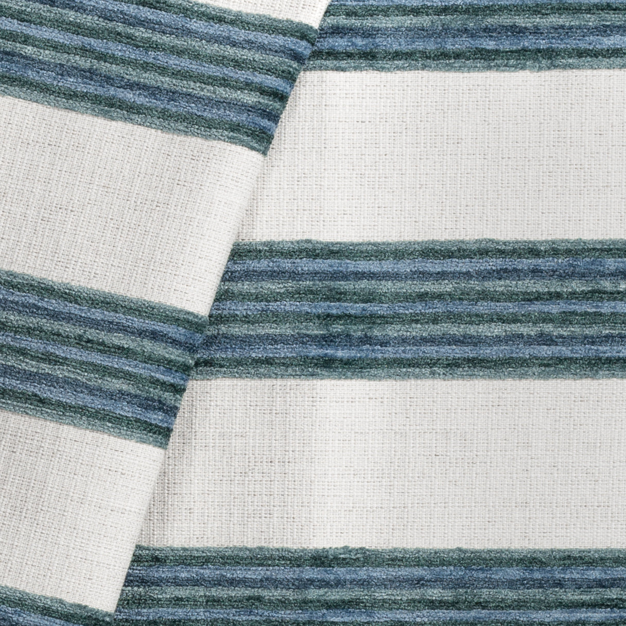 Satori Stripe Fabric - Coastal Blue & White Cotton Upholstery Material for DIY Home Decor, Curtains, Pillows & Beach House Style | Perfect for Coastal Living & Seaside Themed Interiors
