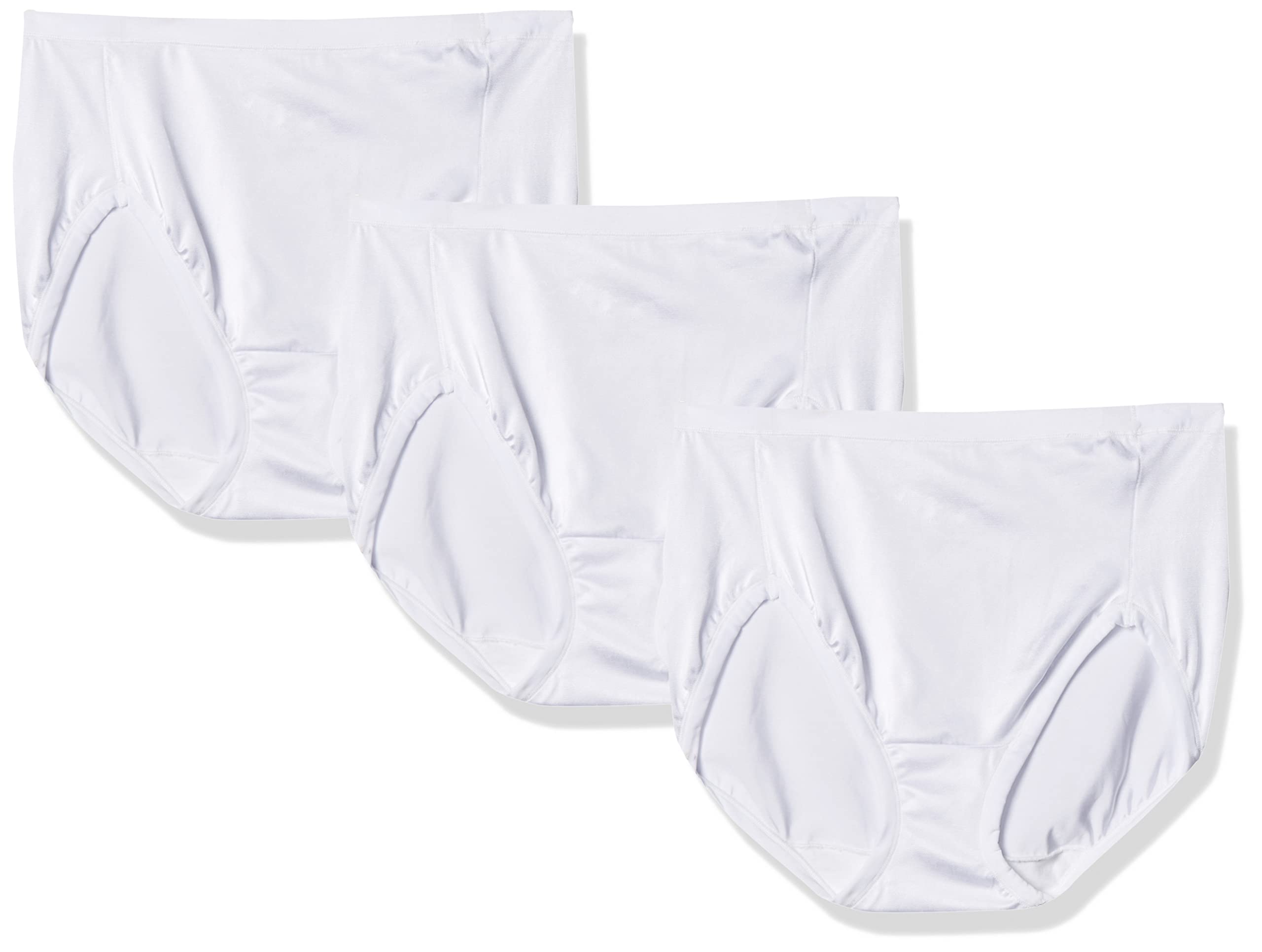 Vanity Fair Women's Body Caress Brief Underwear - Soft Cotton Comfortable Panties for Everyday Wear | Perfect for Work, Lounge & Sleep