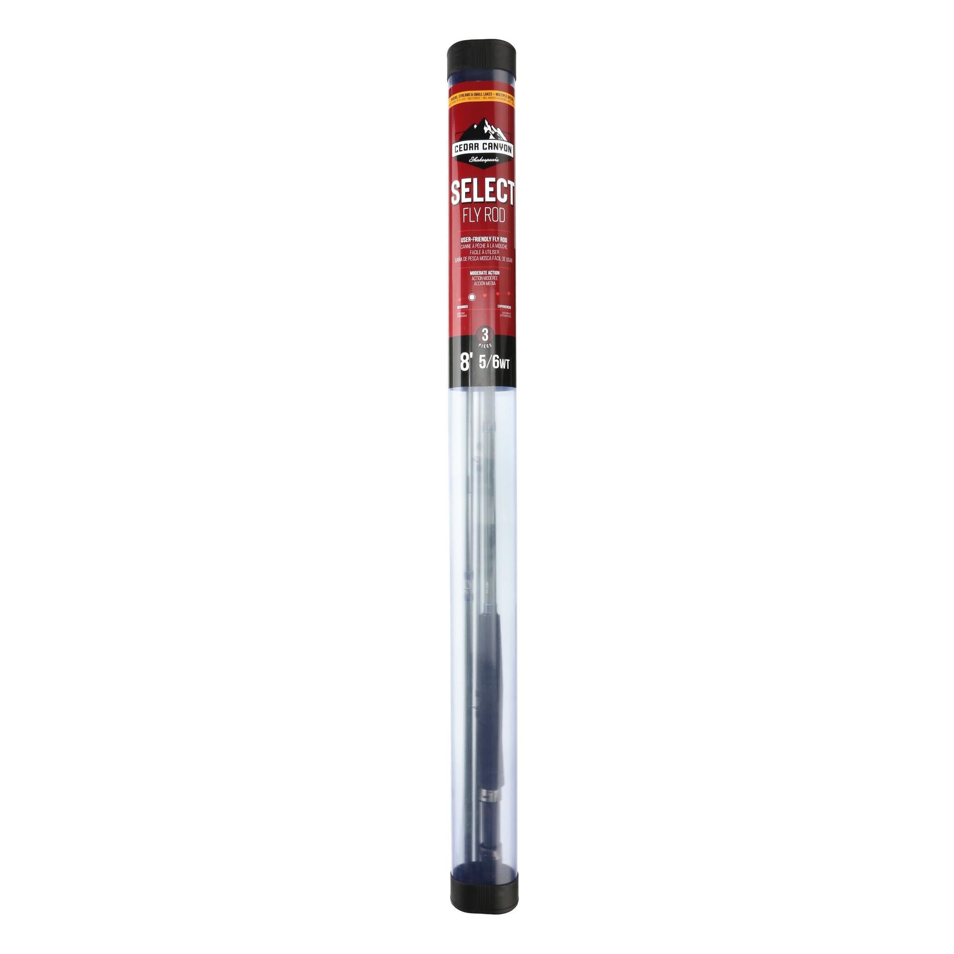 Premium Cedar Canyon™ Select Fly Rod - Lightweight & Durable Fly Fishing Rod for Trout, Bass & Salmon - Perfect for Freshwater & Saltwater Angling Adventures