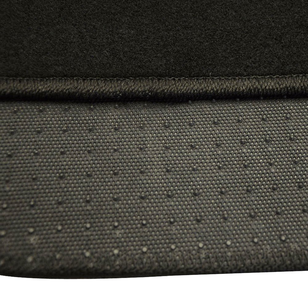IKON MOTORSPORTS Black Nylon Car Floor Mats for 2010-2015 Chevrolet Camaro - Perfect Fit Front Floor Liners for 2011 2012 2013 2014 Models | All-Weather Protection & Enhanced Interior Style