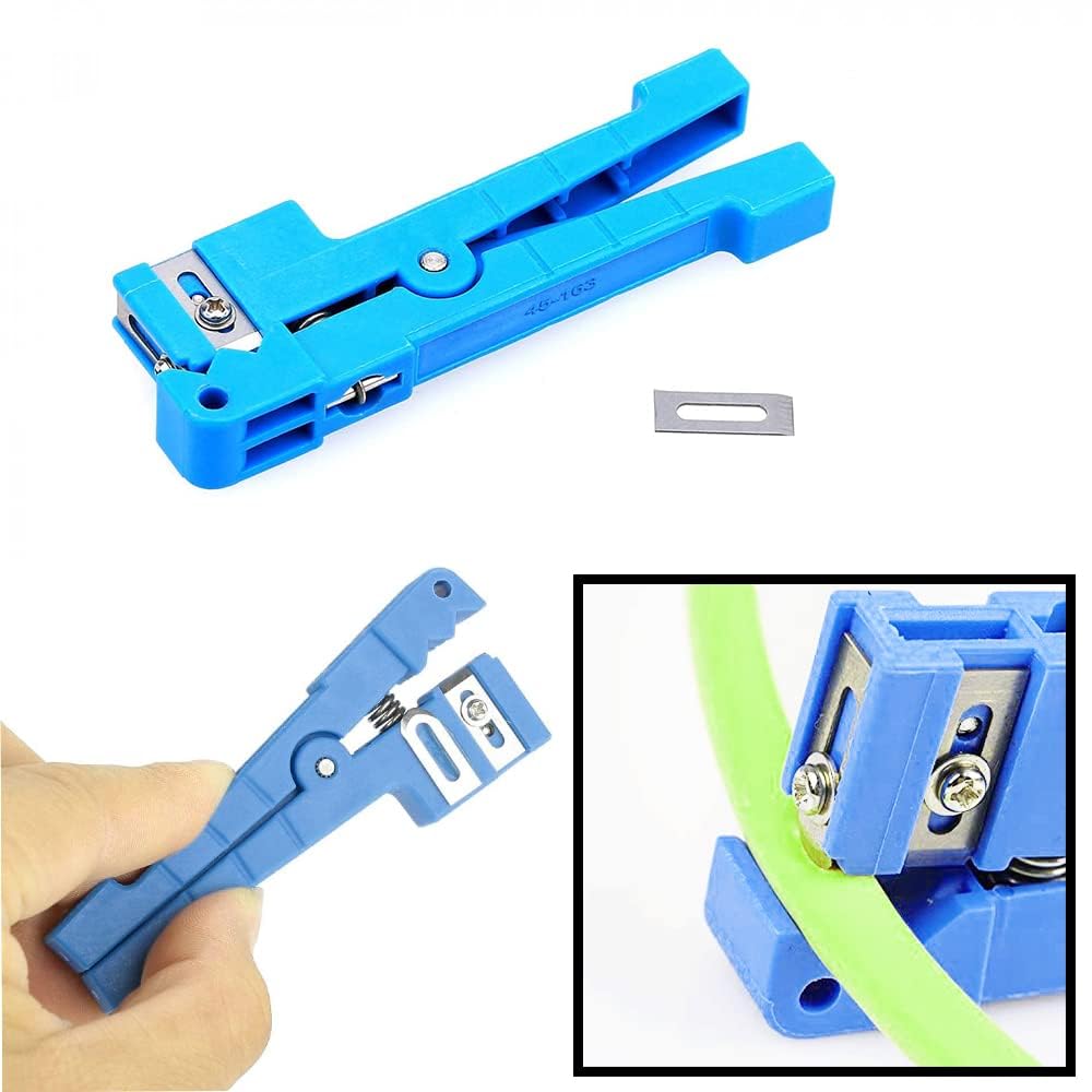 Premium Fiber Optic Tools Kit - 12-Inch (210mm) Yellow Plastic/Rubber Toolkit for Cable Splicing & Network Installation - Ideal for Telecom Technicians & DIY Home Networking Projects