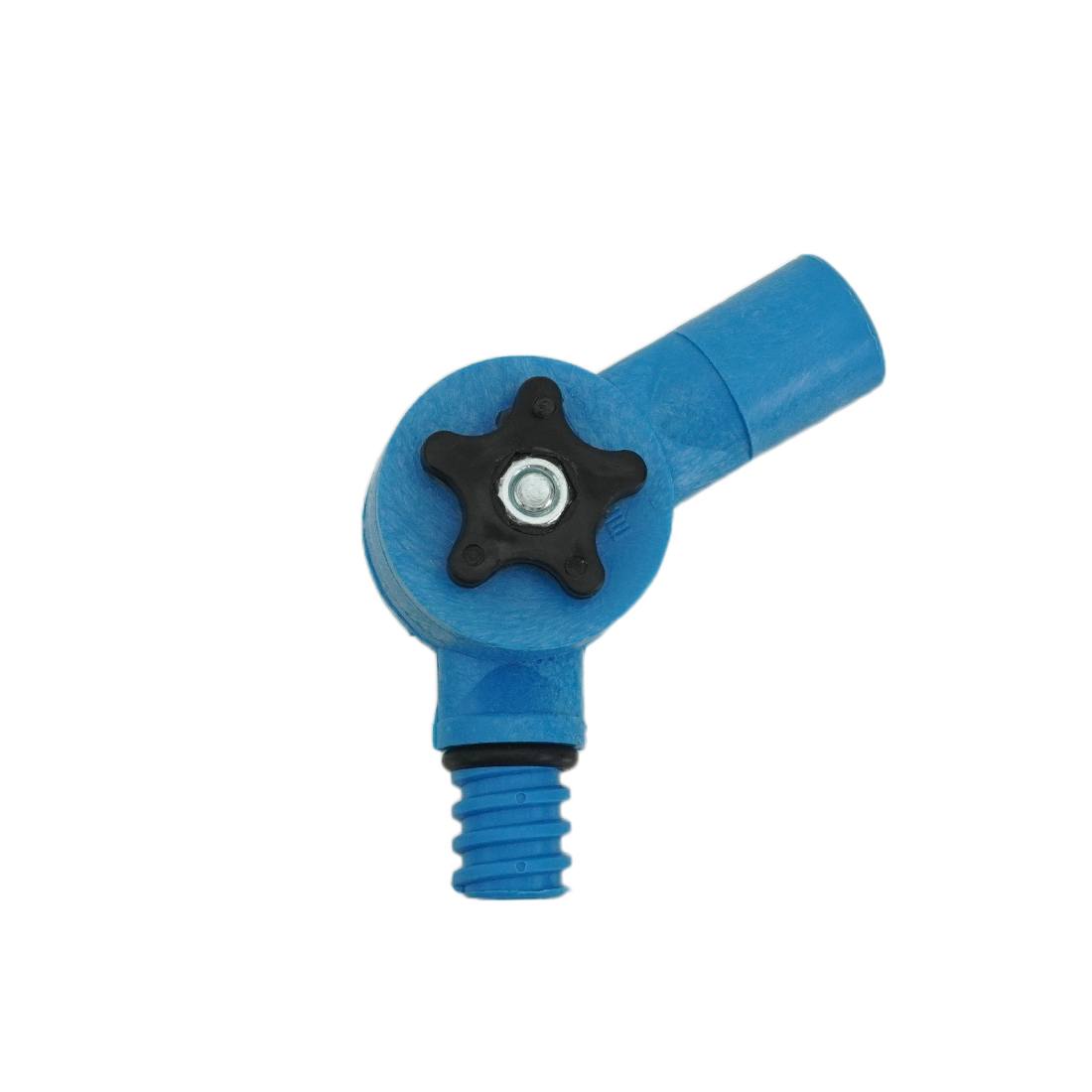 Mr. LongArm Flow Thru Angle Adapter - High Pressure Garden Hose Nozzle Connector for Easy Watering, Car Washing & Outdoor Cleaning