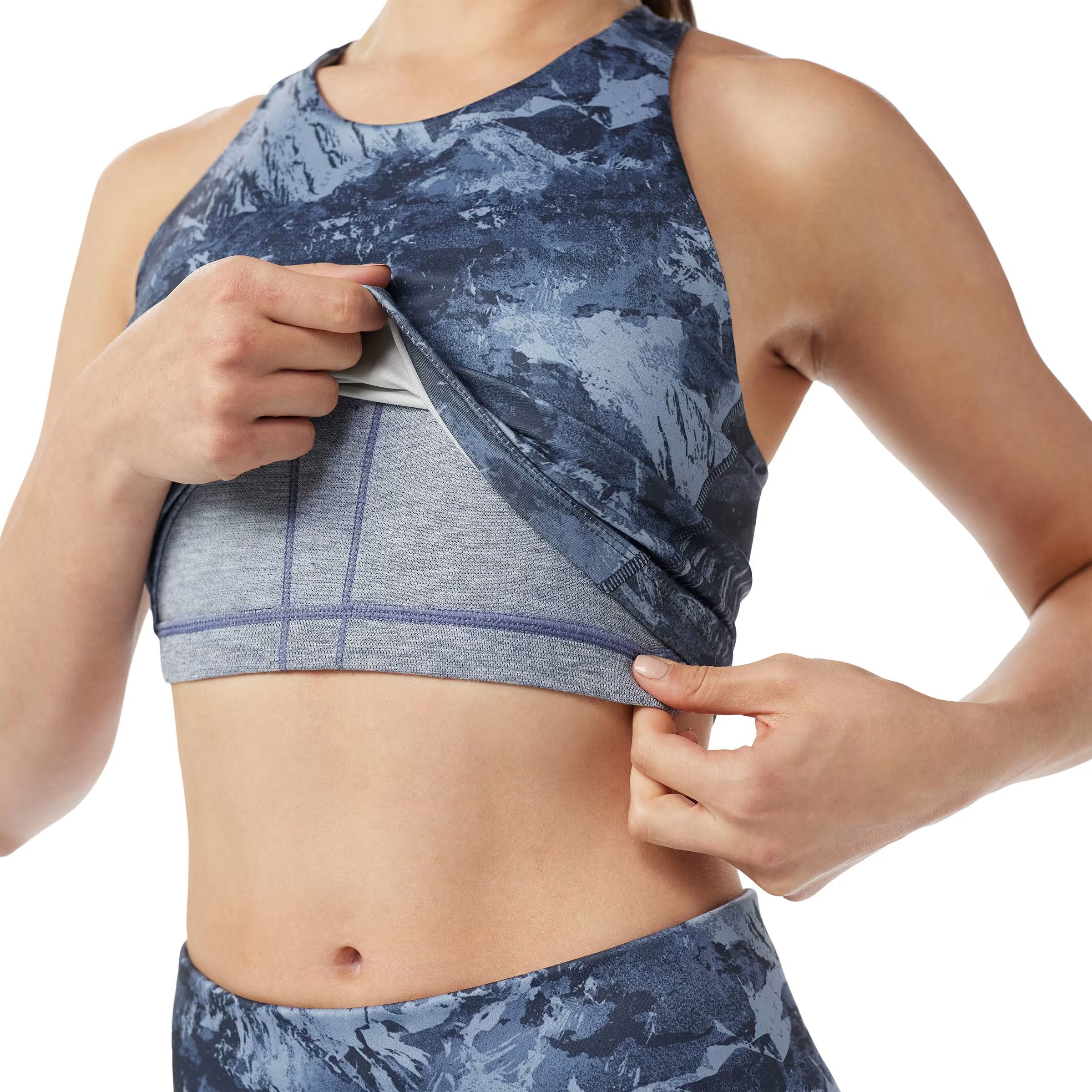 Active Crop Bra for Women - High Support Workout Top for Running, Yoga & Gym - SW002765